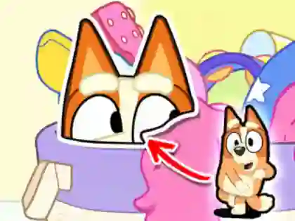 खेल Jigsaw Puzzle: Bluey Hide & Seek ऑनलाइन