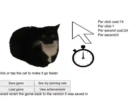खेल Spinning Cat Clicker ऑनलाइन
