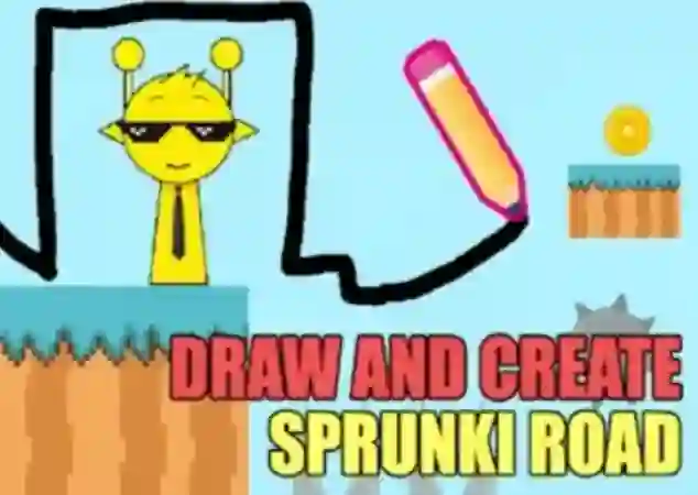 खेल Draw And Create Sprunki Road ऑनलाइन