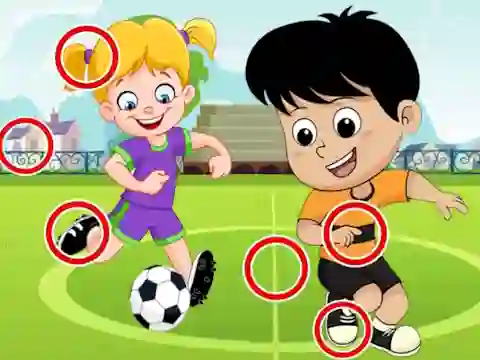 खेल Soccer Differences ऑनलाइन