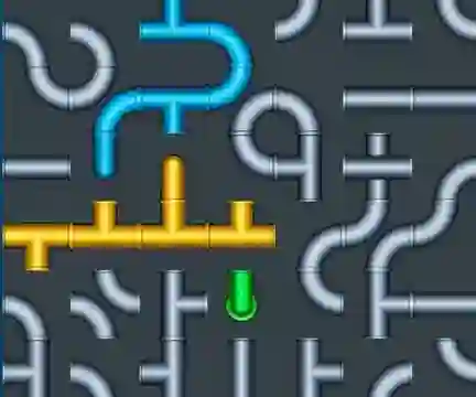 खेल Connect The Pipes Water Puzzle ऑनलाइन