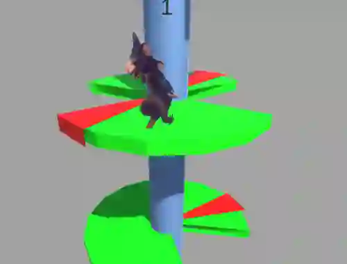 खेल Ratomilton Helix Jump ऑनलाइन
