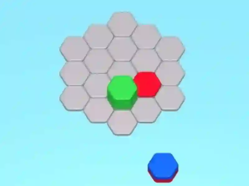 खेल Hexa Stack Sort ऑनलाइन