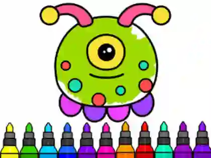 खेल Coloring Book: Alien ऑनलाइन