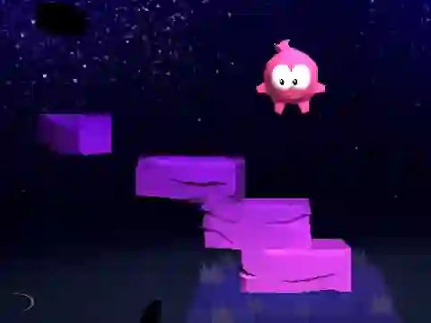 खेल Om nom Jump ऑनलाइन