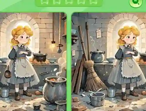 खेल Find The Differences: Cinderella ऑनलाइन