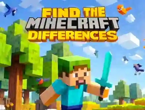 खेल Find The Differences: Minecraft ऑनलाइन