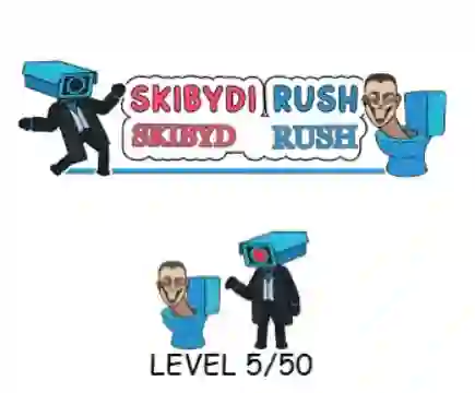 खेल Skibydi Rush ऑनलाइन
