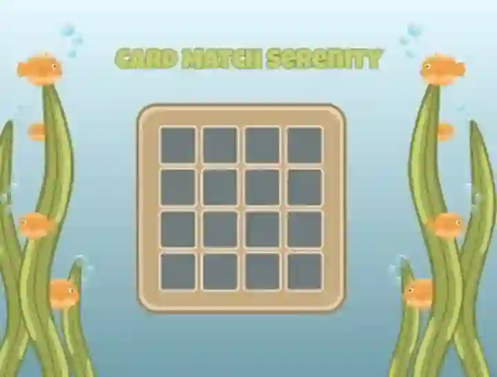 खेल Card Match Serenity ऑनलाइन