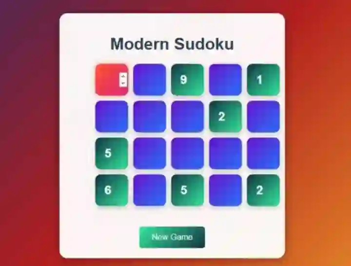 खेल Modern Sudoku ऑनलाइन