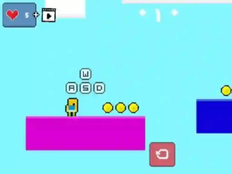 खेल 2d Obby Rainbow Parkour ऑनलाइन