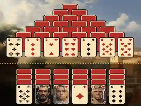 खेल Pyramid Solitaire Ancient Rome ऑनलाइन