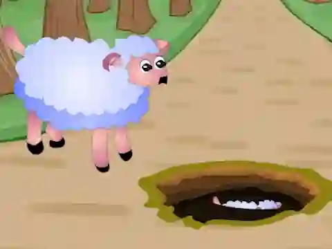 खेल Help Fallen Down Sheep Baby ऑनलाइन