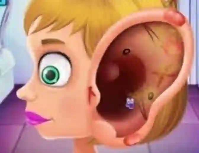खेल Children's Doctor Treating Ears ऑनलाइन