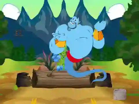 खेल Escape From Wonder Genie Land ऑनलाइन