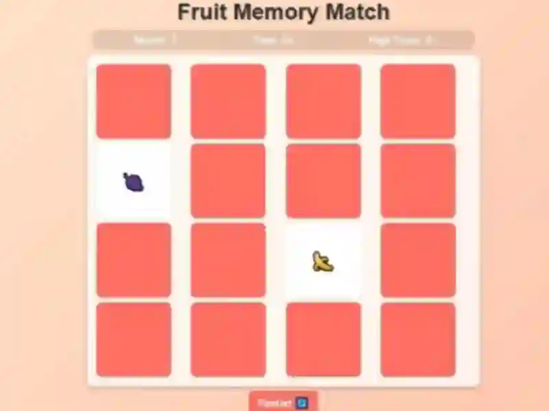 खेल Fruit Memory Match ऑनलाइन