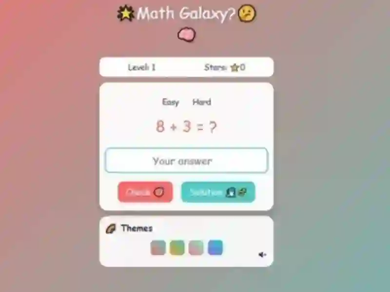 खेल Math Galaxy ऑनलाइन