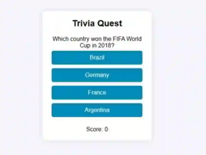 खेल Trivia Quest ऑनलाइन