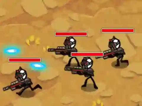 खेल Stickman Warfare ऑनलाइन