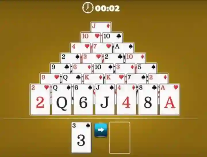 खेल Pyramid Solitaire ऑनलाइन