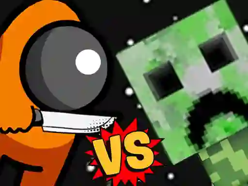 खेल Among vs Creeper ऑनलाइन