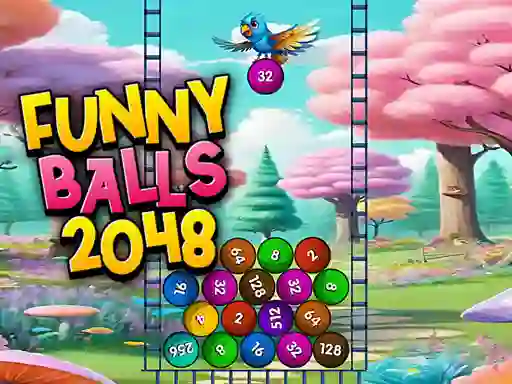 खेल Funny Balls 2048 ऑनलाइन