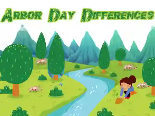 खेल Arbor Day Differences ऑनलाइन