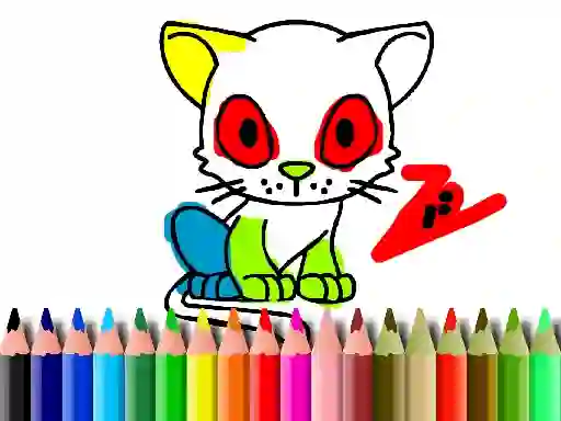 खेल Back To School: Cat Coloring ऑनलाइन