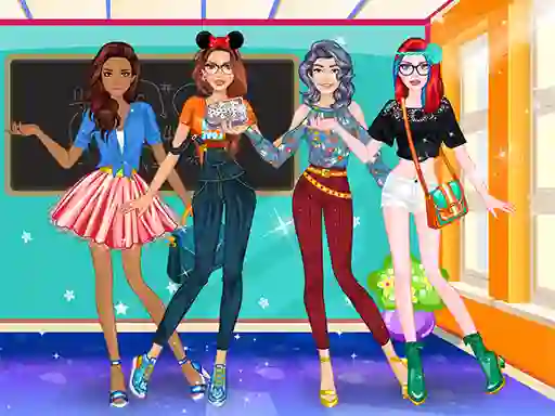 खेल High School Dress Up For Girls ऑनलाइन