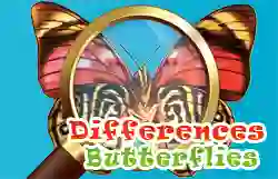 खेल Differences Butterflies ऑनलाइन