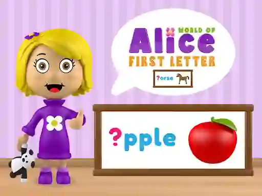 खेल World of Alice First Letter ऑनलाइन