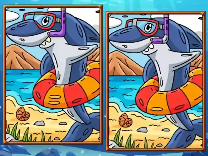 खेल Marine Spot the Difference ऑनलाइन