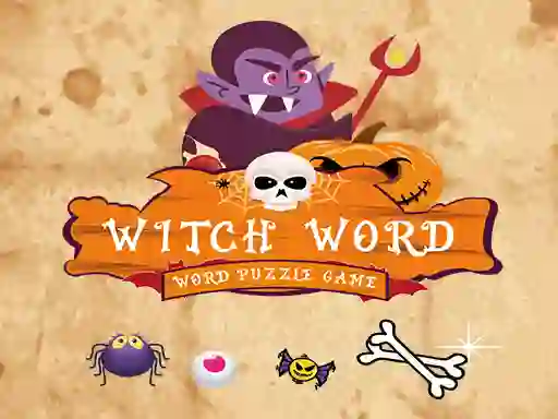 खेल Witch Word Halloween Puzzel Game ऑनलाइन