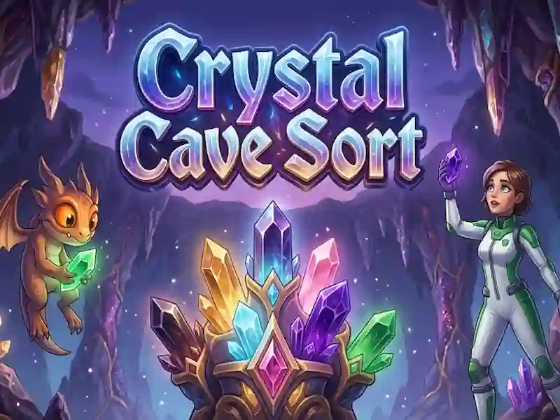 खेल Crystal Cave Sort ऑनलाइन