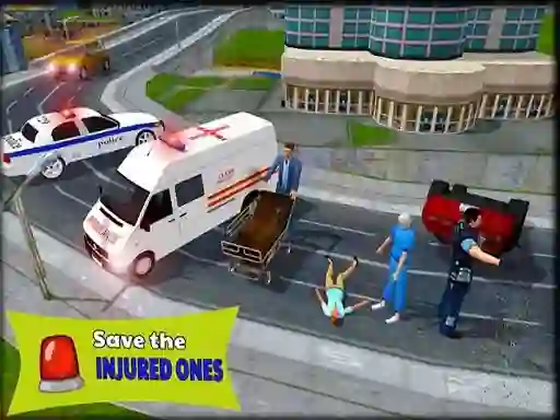 खेल Ambulance Rescue Driver Simulator 2018 ऑनलाइन