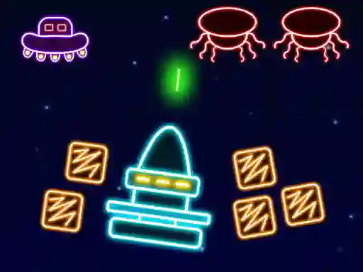 खेल Neon Invaders ऑनलाइन
