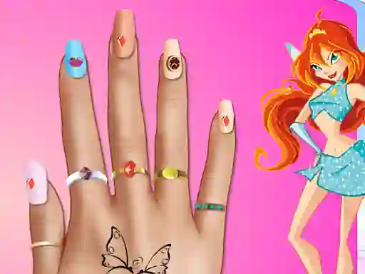 खेल Winx Nail Makeover ऑनलाइन