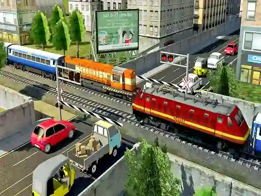 खेल Modern Train Driving Simulator ऑनलाइन