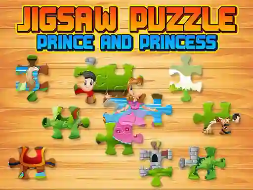खेल Prince and Princess Jigsaw Puzzle ऑनलाइन