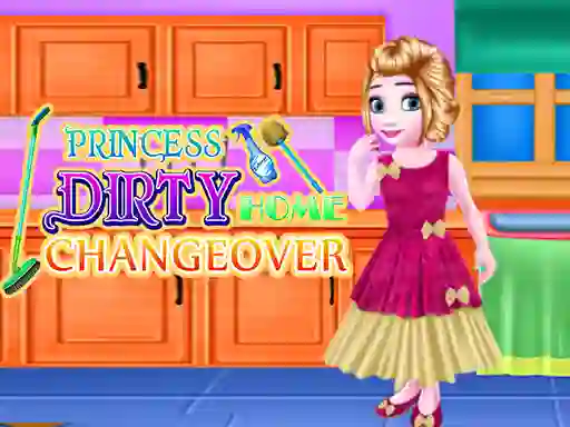 खेल Princess Dirty Home Changeover ऑनलाइन