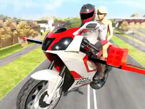 खेल Flying Motorbike Driving Simulator ऑनलाइन
