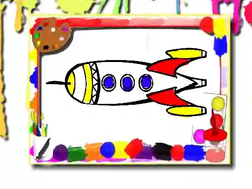 खेल Rockets Coloring Book ऑनलाइन