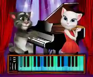 खेल Talking Tom Piano Time ऑनलाइन
