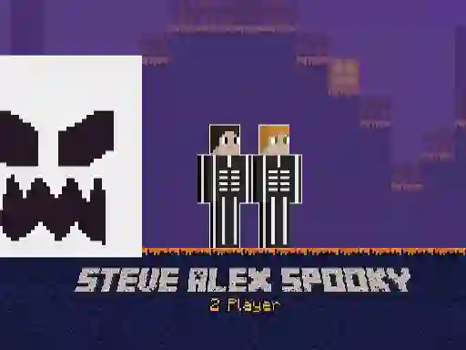 खेल Steve Alex Spooky 2 Player ऑनलाइन