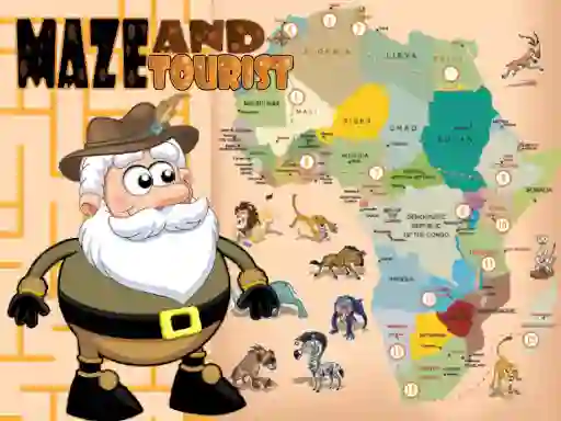 खेल Maze and Tourist ऑनलाइन