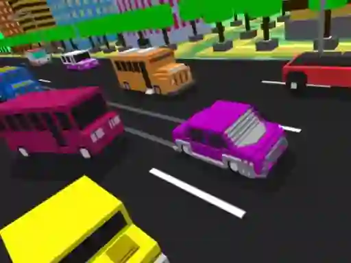 खेल Blocky Highway Racing ऑनलाइन
