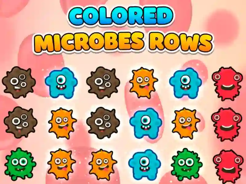 खेल Colored Microbes Rows ऑनलाइन