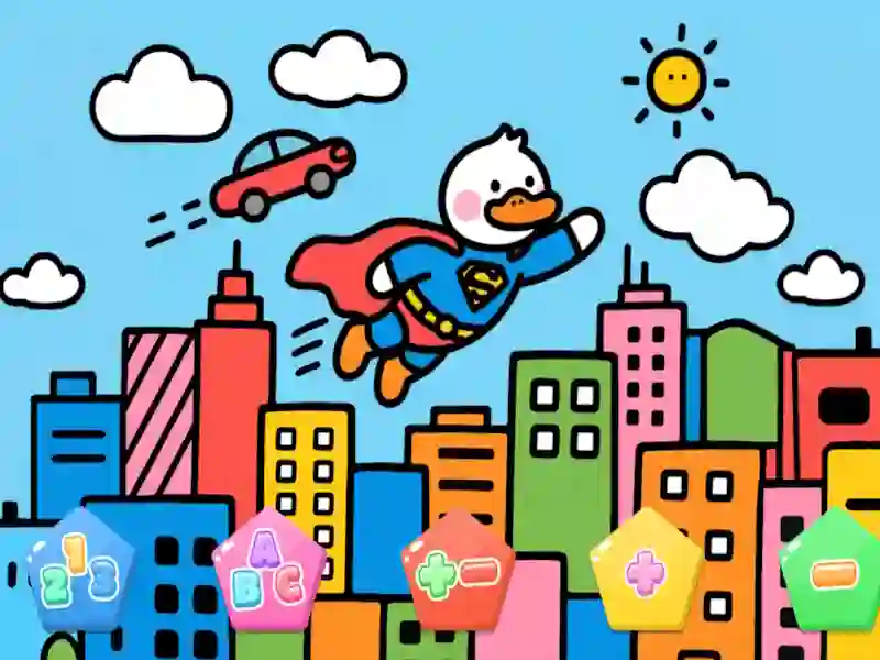 खेल Color By Code Super Duck ऑनलाइन