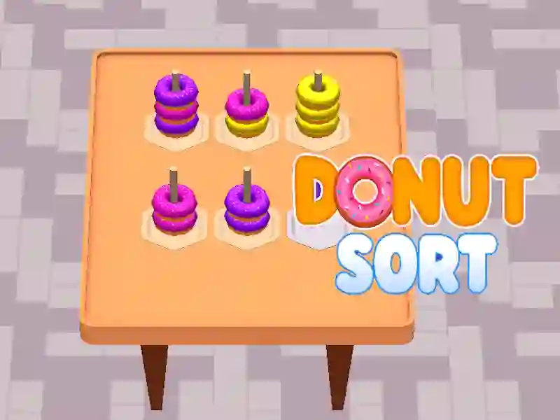 खेल Donut Sort ऑनलाइन