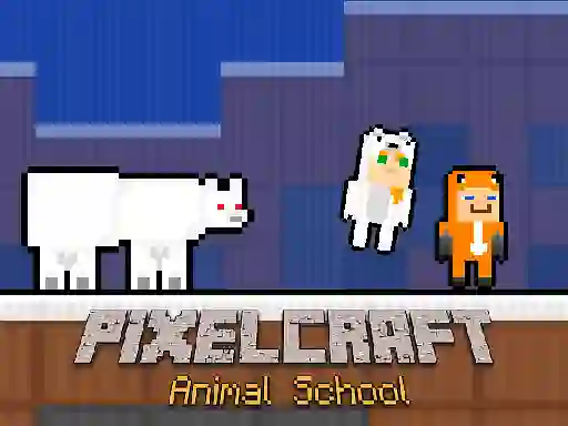 खेल PixelCraft Animal School ऑनलाइन